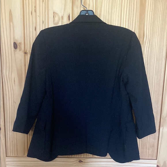 Black Blazer with Striped Lining - Picture 4 of 5